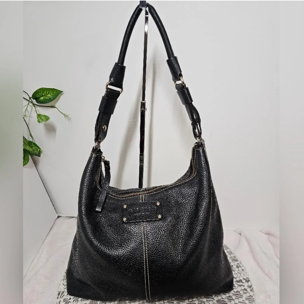 Kate Spade Pebbled Leather Black Shoulder Bag